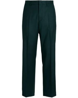 Etro Pleated Wool Trousers - Green