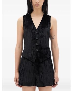 Ann Demeulemeester Stanse Classic Waistcoat - Black