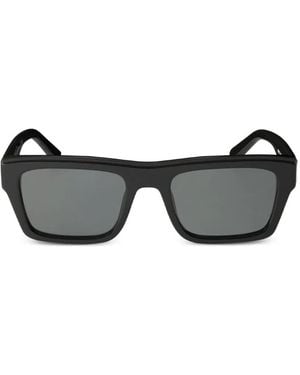 Off-White c/o Virgil Abloh Flint Smoke Lens Sunglasses - Black