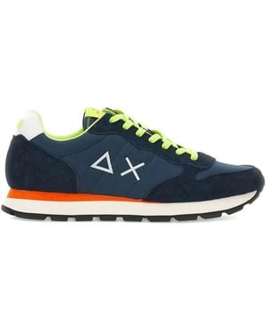 Sun 68 Suède Hardloopschoenen - Blauw
