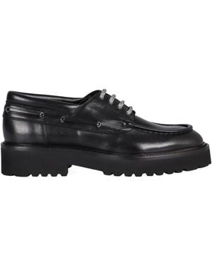 Doucal's Mocasines con cordones - Negro