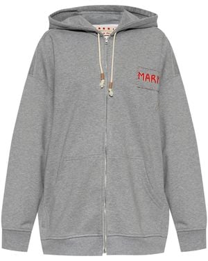 Marni ループバック パーカー - グレー