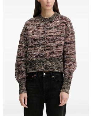 Barbour Saima Crew-Neck Long-Sleeve Jumper - Brown