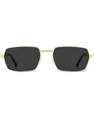 DSquared² Rectangle-Frame Sunglasses - White