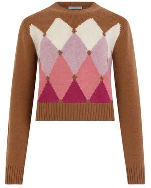 Ballantyne Pull À Losanges - Pink