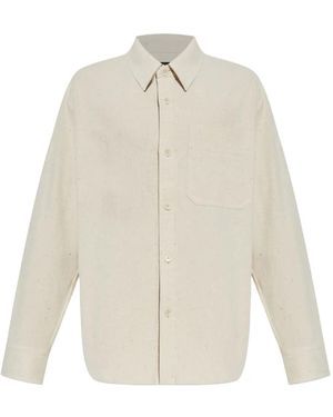 A.P.C. Cotton Button-Up Shirt - White