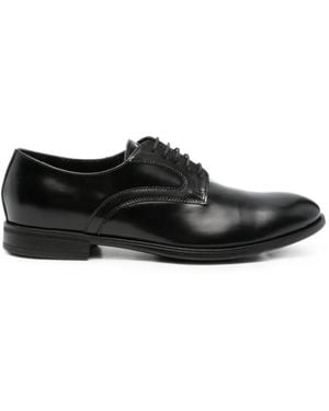 Carlo Pignatelli Panelled Lace-Up Loafers - Black