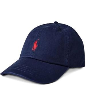 Polo Ralph Lauren Logo-Embroidered Baseball Cap - Blue