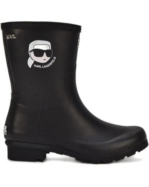 Karl Lagerfeld Kalosh Nft ブーツ - ブラック