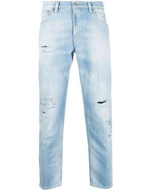 Dondup Distressed Light-Wash Jeans - Blue