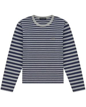 Gosha Rubchinskiy Striped Long-Sleeve T-Shirt - Blue