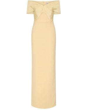 Rebecca Vallance Schulterfreies Aubriella Kleid - Mettallic