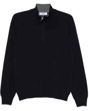Gran Sasso Quarter-Zip Jumper - Black