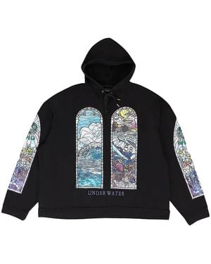 Who Decides War Graphic-Print Hoodie - Black