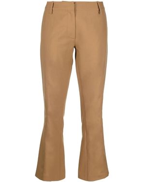 Marni クロップド ブーツカットパンツ - ナチュラル