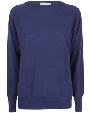 D.exterior Fine-Knit Jumper - Blue