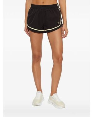 P.E Nation Stride Piped Running Shorts - Black