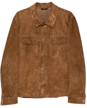 Tom Ford Suede Shirt-Jacket - Brown