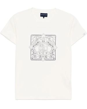SPORT b. by agnès b. Swan Embroidery T-Shirt - White