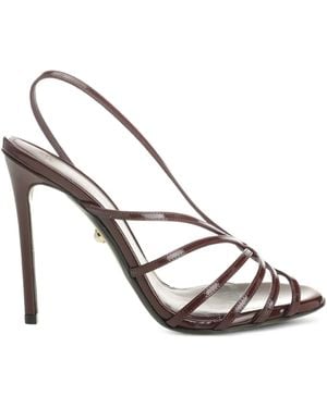 ALEVI 110Mm Star Slingback Sandals - Metallic