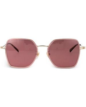 Gucci Interlocking G Sunglasses - Pink