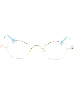 L.A. EYEWORKS Gafas Casoni Con Montura Geométrica - Blanco