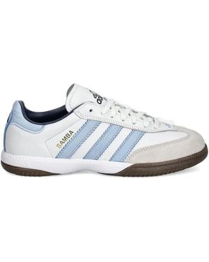 adidas Samba three-stripe low-top sneakers - Blanco