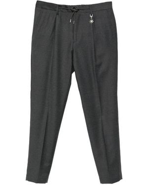 Manuel Ritz Pantalon À Lien De Resserrage - Grey