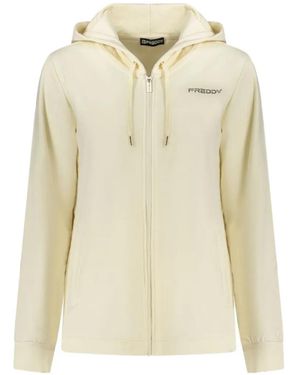 Freddy Kapuzenjacke Mit Logo-Print - Natur