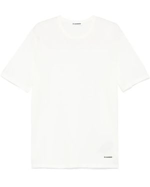 Jil Sander クレープ Tシャツ - ホワイト
