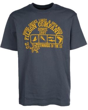 Filson グラフィック Tシャツ - ブルー