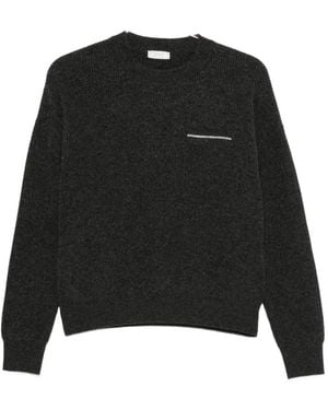 Peserico Ribbed-Knit Sweater - Black