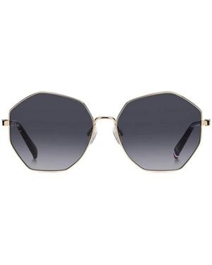 Tommy Hilfiger Geometric-Frame Sunglasses - Blue
