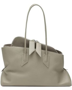 The Attico Medium La Passeggiata Tote Bag - Natural