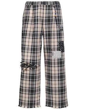 Mastermind Japan X Sean Wotherspoon Patchwork Trousers - White