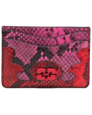 Ganni Recycled Polyester Polyurethane Holder - Red