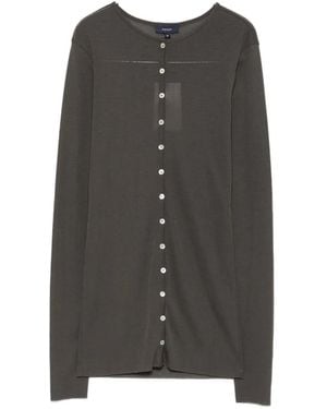 Soeur Luisa Button-Fastening Cardigan - Gray