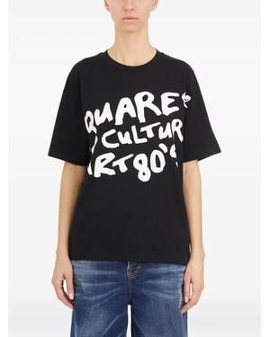 DSquared² Pop-Print T-Shirt - Black