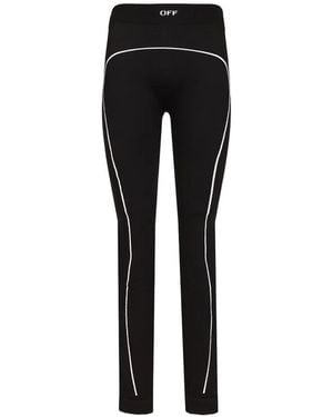 Off-White c/o Virgil Abloh Off Stamp Seamless Leggings - Black