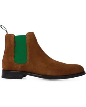Paul Smith Suede Chelsea Boots - Brown