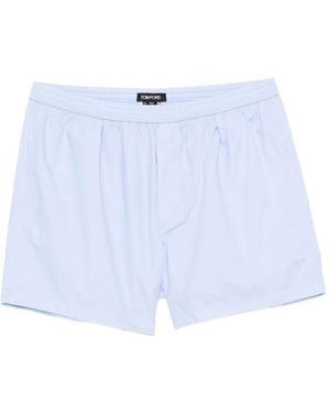 Tom Ford Elasticated-Waistband Boxers - Blue