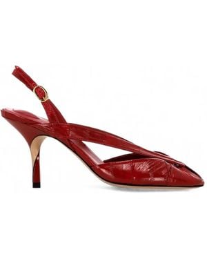 Jacquemus The Poisson Slingback-Pumps - Rot