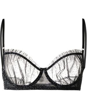 Le Petit Trou Transparenter Larissa BH - Schwarz