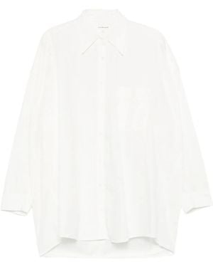 SLVRLAKE Denim Chemise À Coupe Ample - White