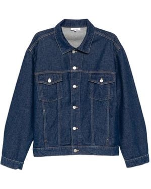 Maison Kitsuné Denim Trucker Jacket - Blue