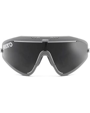 Briko Sonnenbrille Mit Aerodynamischem Gestell - Grau