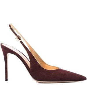 Gianvito Rossi (朱色)オレンジ スエード ハイヒール Luxury Pumps for Women | Gianvito Rossi
