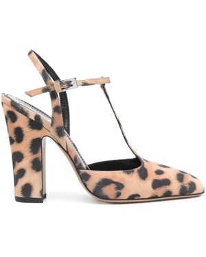 Paris Texas 105Mm Lavinia Court Shoes - Metallic