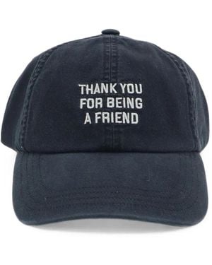 Ami Paris Slogan-Embroidered Ami De Coeur Baseball Cap - Blue