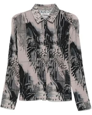 Henrik Vibskov Camisa Silhouette - Gris